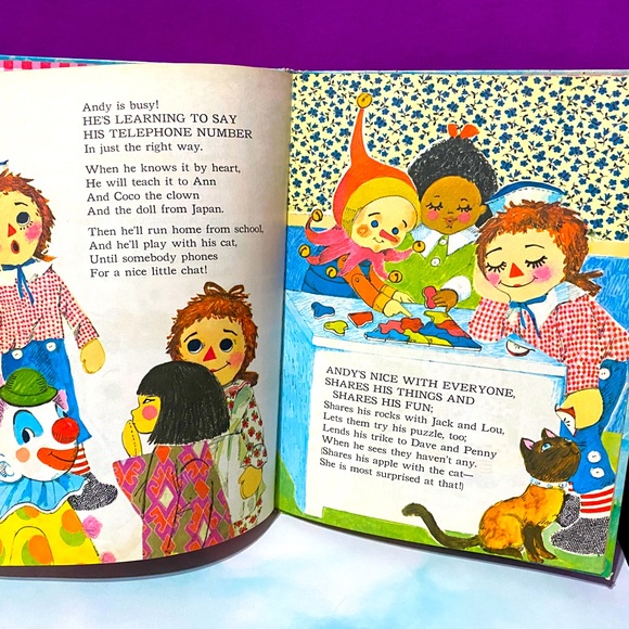 RAGGEDY ANDY A GOLDEN-BOOK VINTAGE 1973 THE I CAN DO IT, YOU CAN DO IT BOOK - Picture 7 of 14